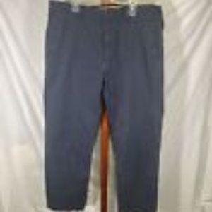 Banana Republic Emerson Chino Pants Mens 34x32 Blue Cotton Flat Front Casual